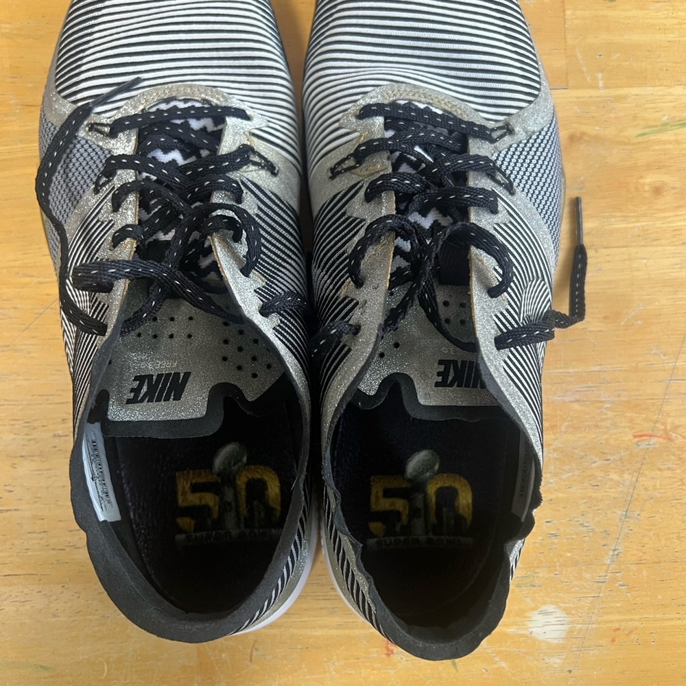 OBO! Nike Free Trainer 3.0 Super Bowl 50 Mens 7 Shoes Sneakers